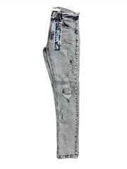 KDNK RIP Y REPAIR SKINNY JEANS KND4693 GREY