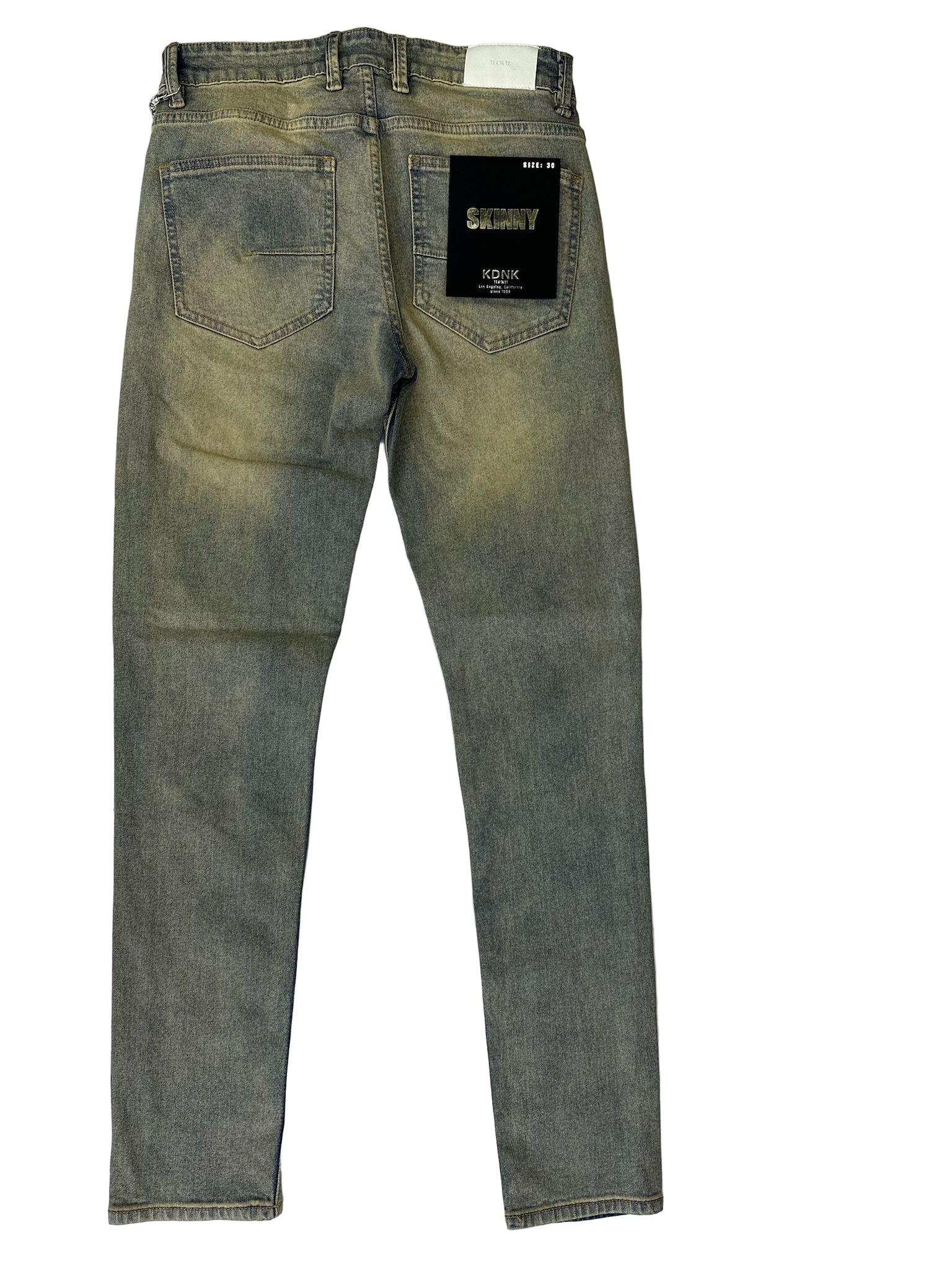 KDNK 3D PRINT JEANS KND4900-BLUE