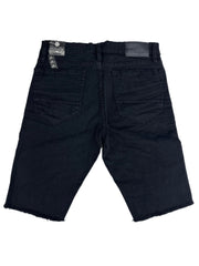BRIAN BROTHERS SHORTS WITH SHREDS J3219S 10 BLACK