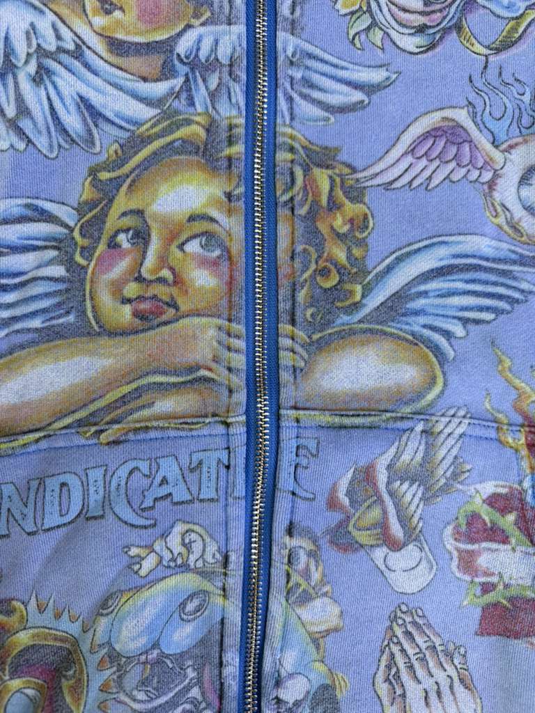 THE SYNDUCATE hoodies  "FAITH" ZIP UP- BBY W (SYNH_16 (3))