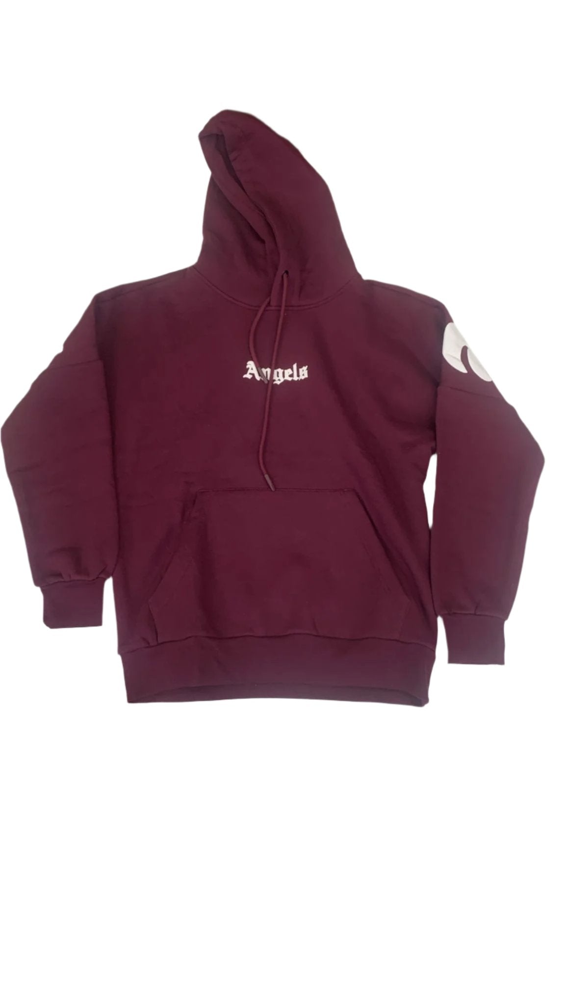 RICH GANG GANAS  ANGELS HOODIE, (GG147) BURGUNDY