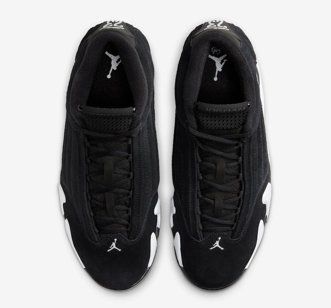 Jordan 14 Retro Black White 487471016