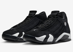 Jordan 14 Retro Black White 487471016