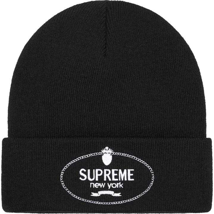 SUPREME CREST BEANIE FW24BN82 BLACK .