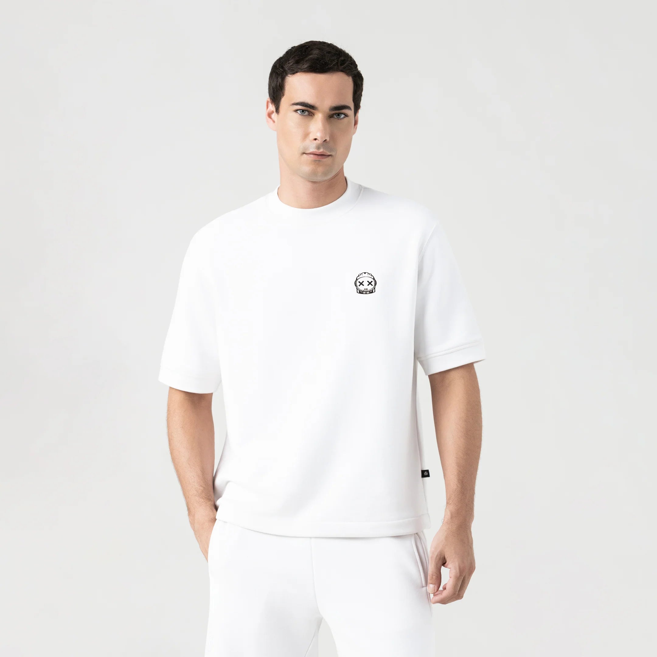 MONASTERY BRONCO T-SHIRT OVERSIZED MEN WHITE