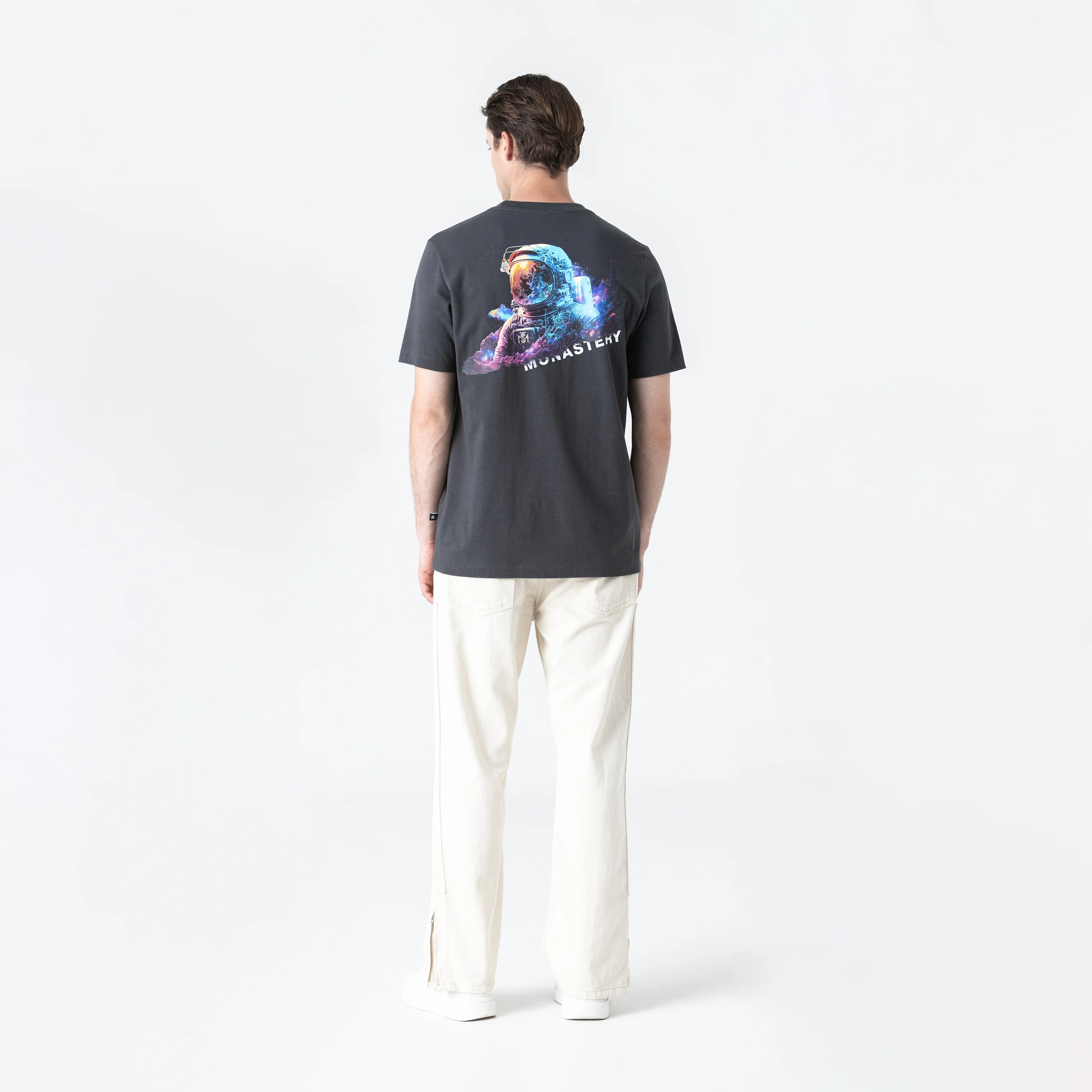 MONASTERY ELAND T-SHIRT MEN BLACK OYSTER