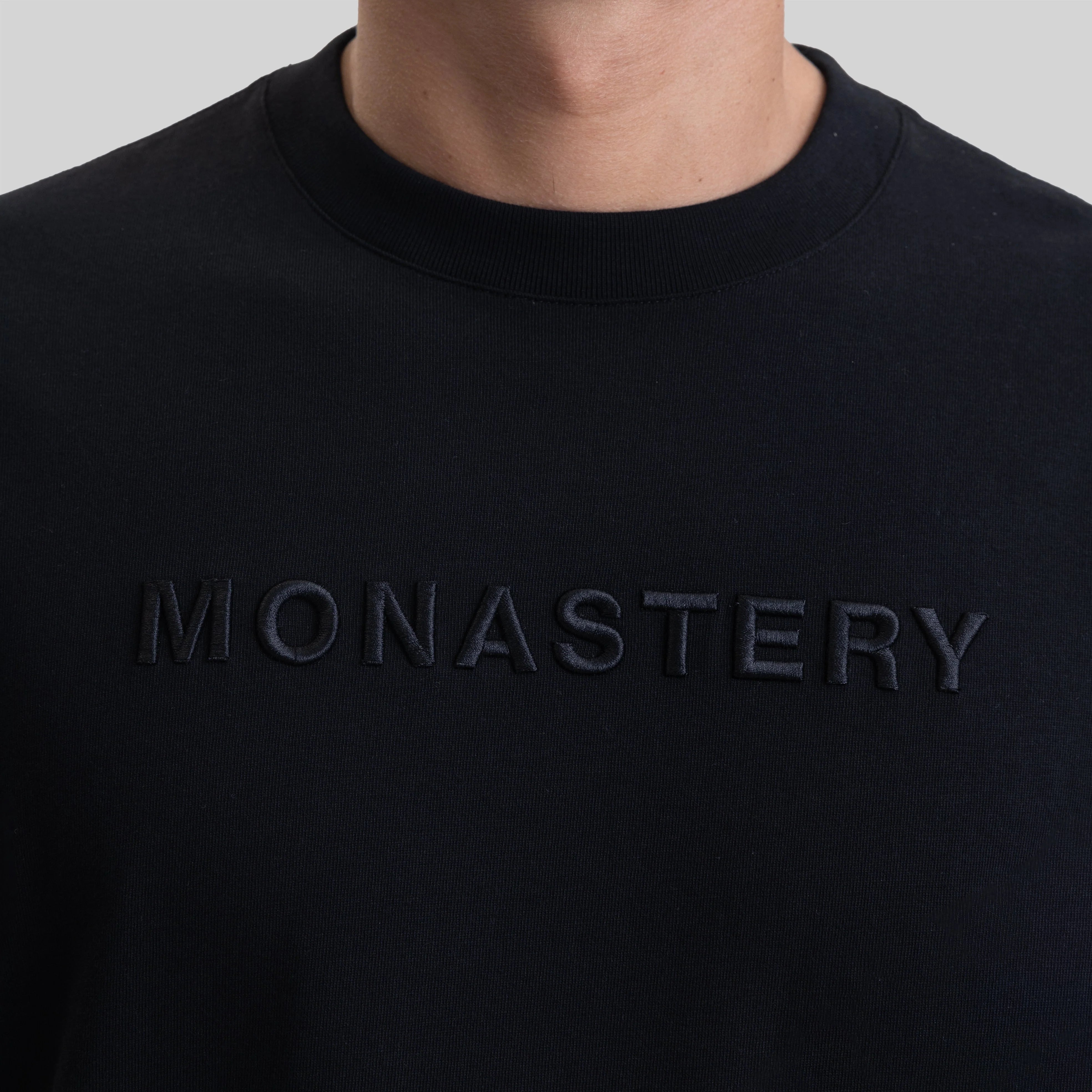 MONASTERY FAENZA T-SHIRT OVERSIZE BLACK