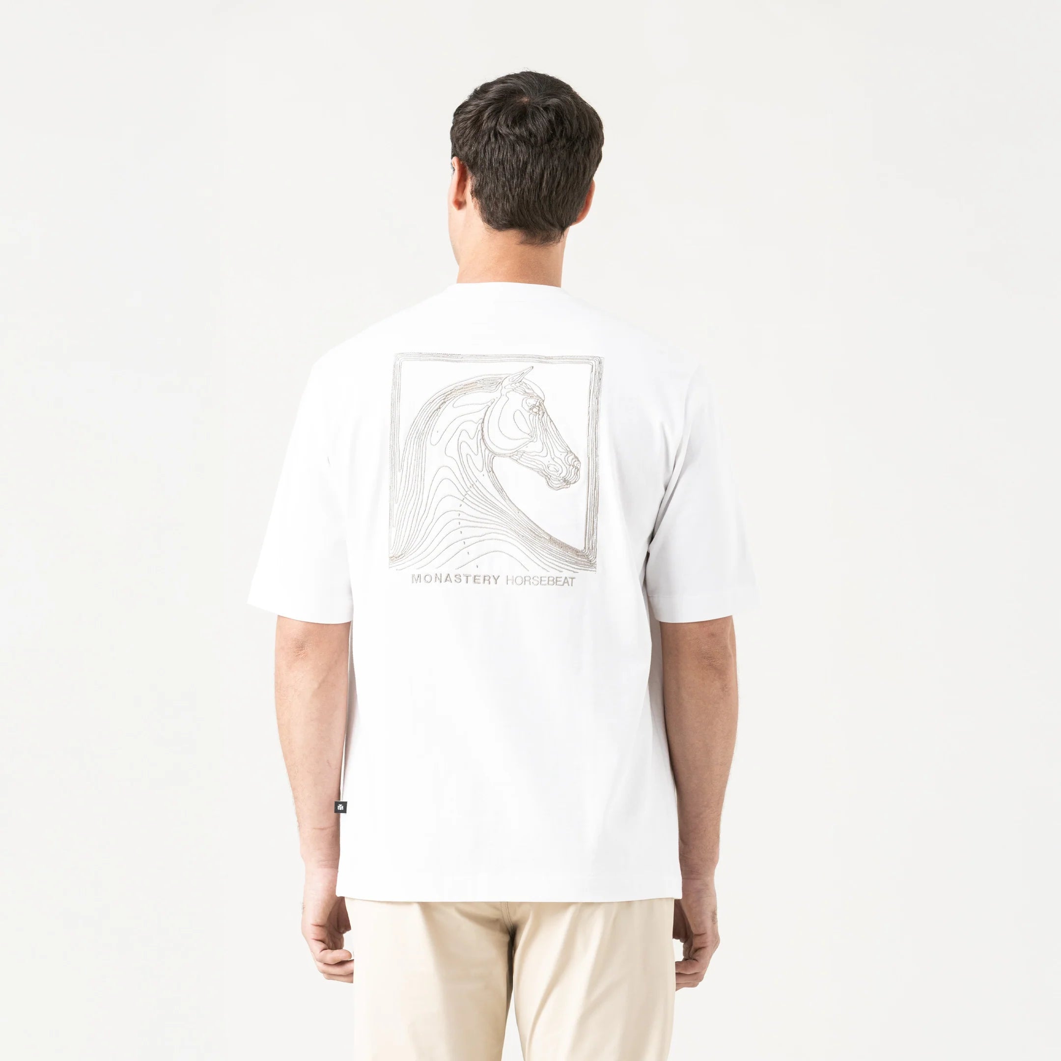 MONASTERY 7C T-SHIRT OVERSIZED MEN WHITE