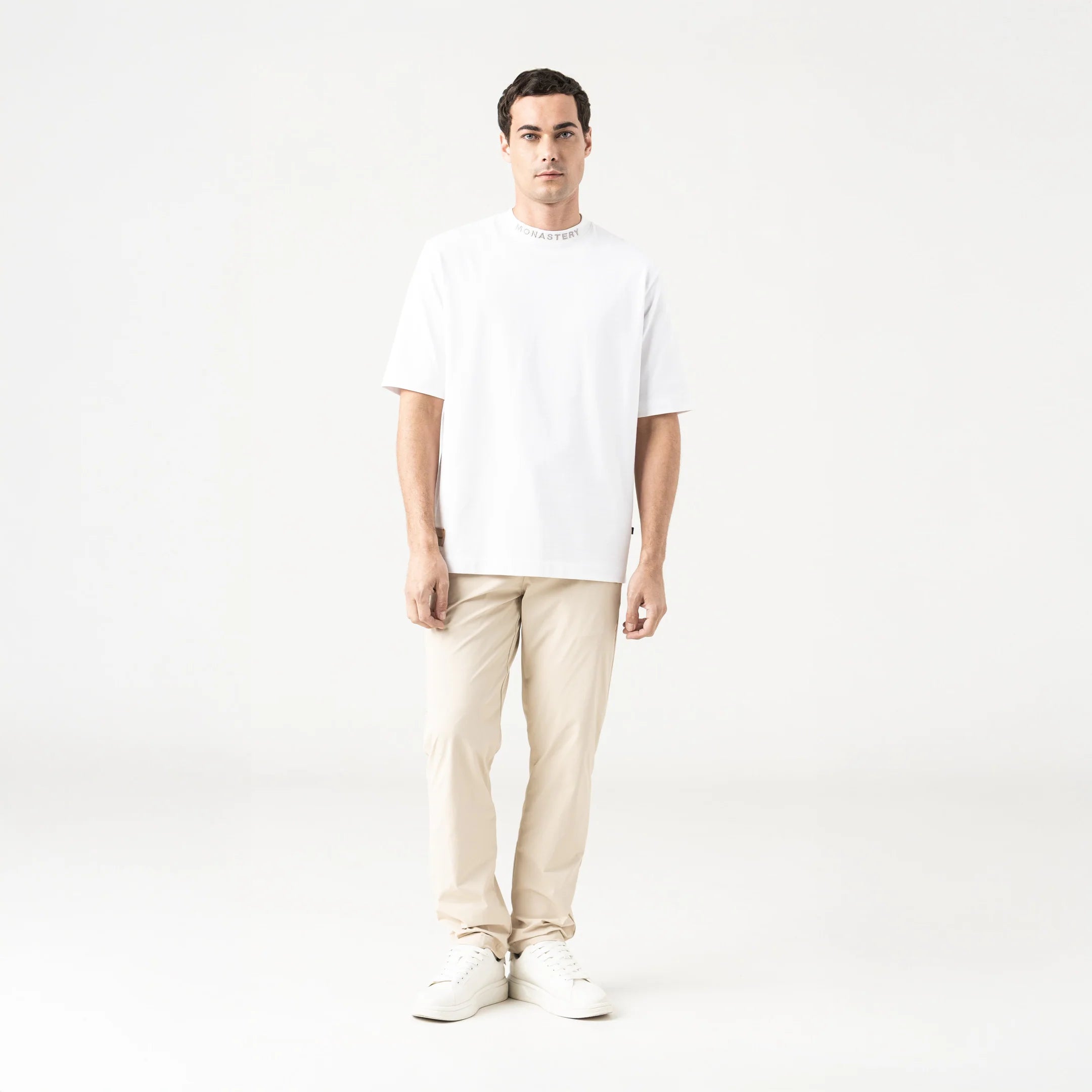 MONASTERY 7C T-SHIRT OVERSIZED MEN WHITE