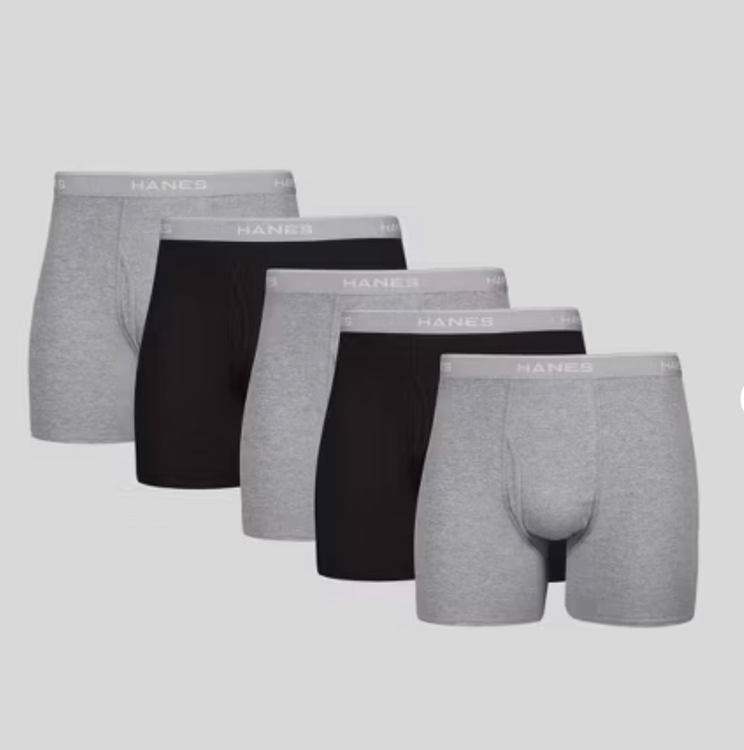 hanes 6 boxer briefs