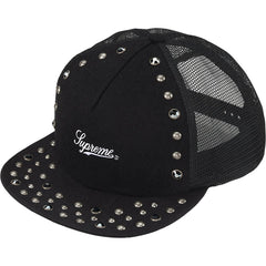 SUPREME  Simono Studded Mesh Back FW25H95 BLACK