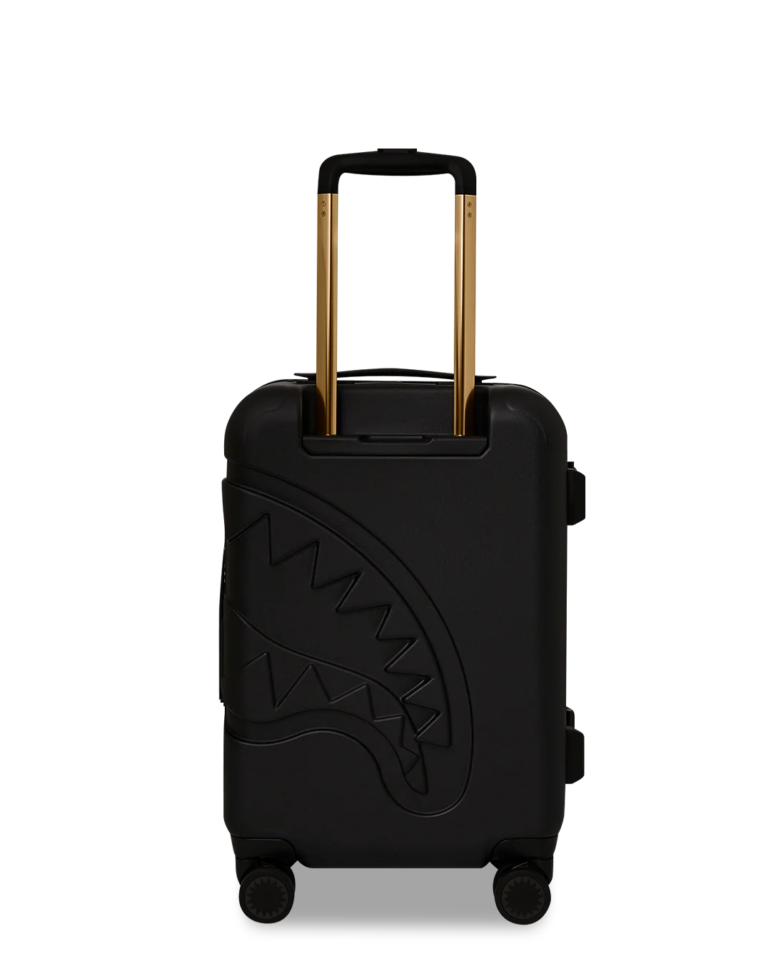 SPRAYGROUND SHARKNAUTICS GOLD CARRYON HARDSHELL LUGGAGE CL231