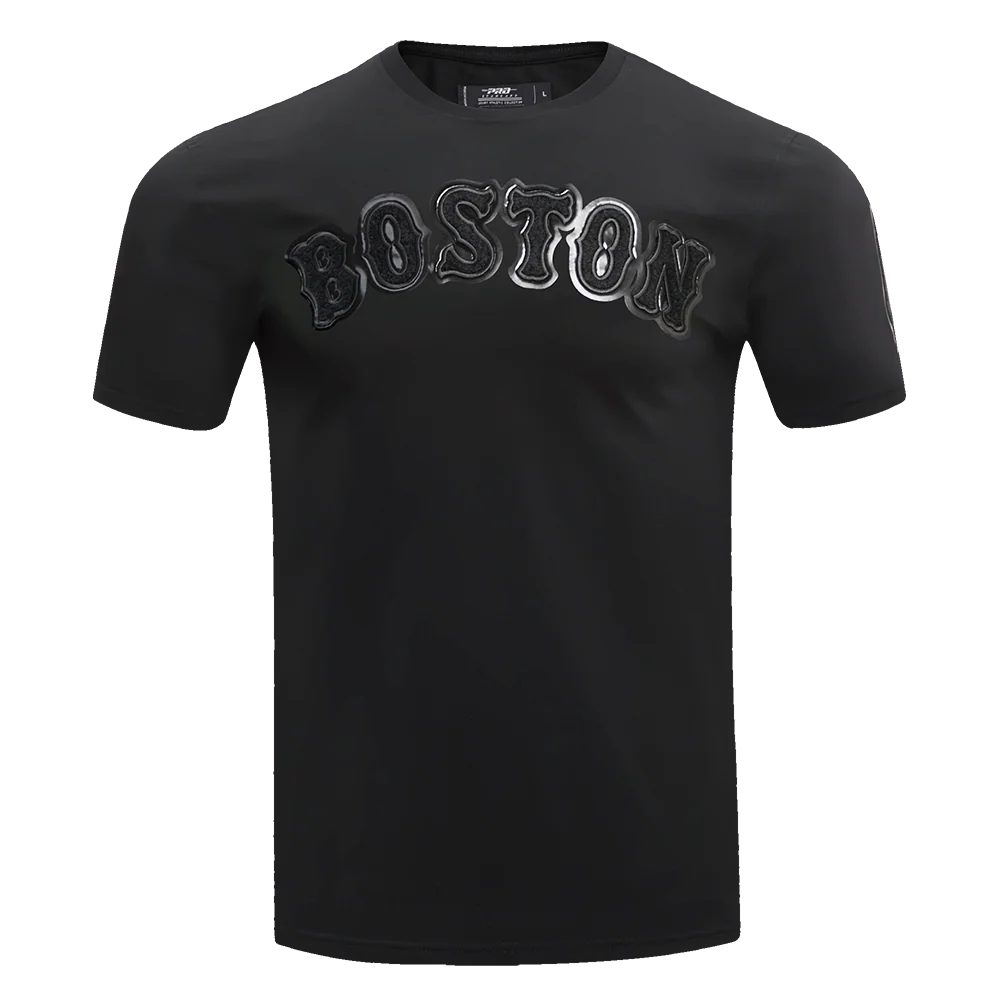 PRO BOSTON RED SOX TRIPLE BLACK SJ TEE, TRIPLE BLACK LBR133790-3BK