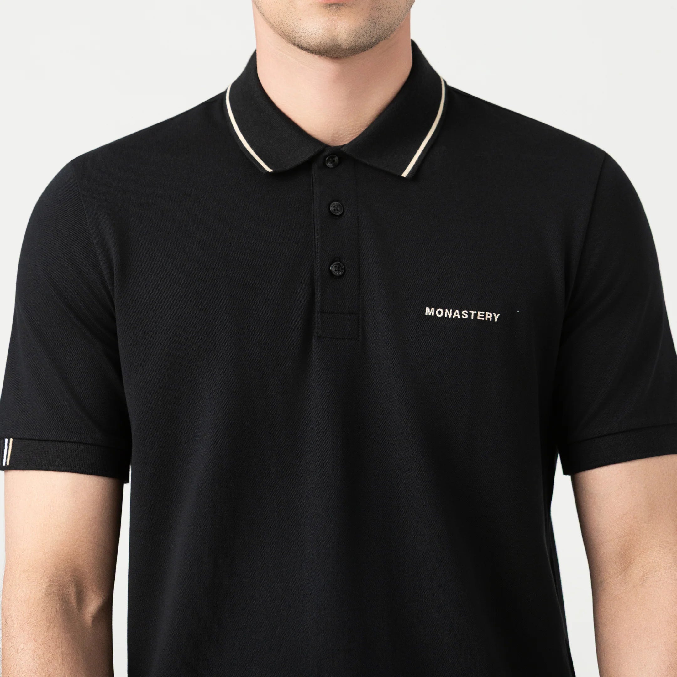 MONASTERY MARENGO POLO MEN BLACK
