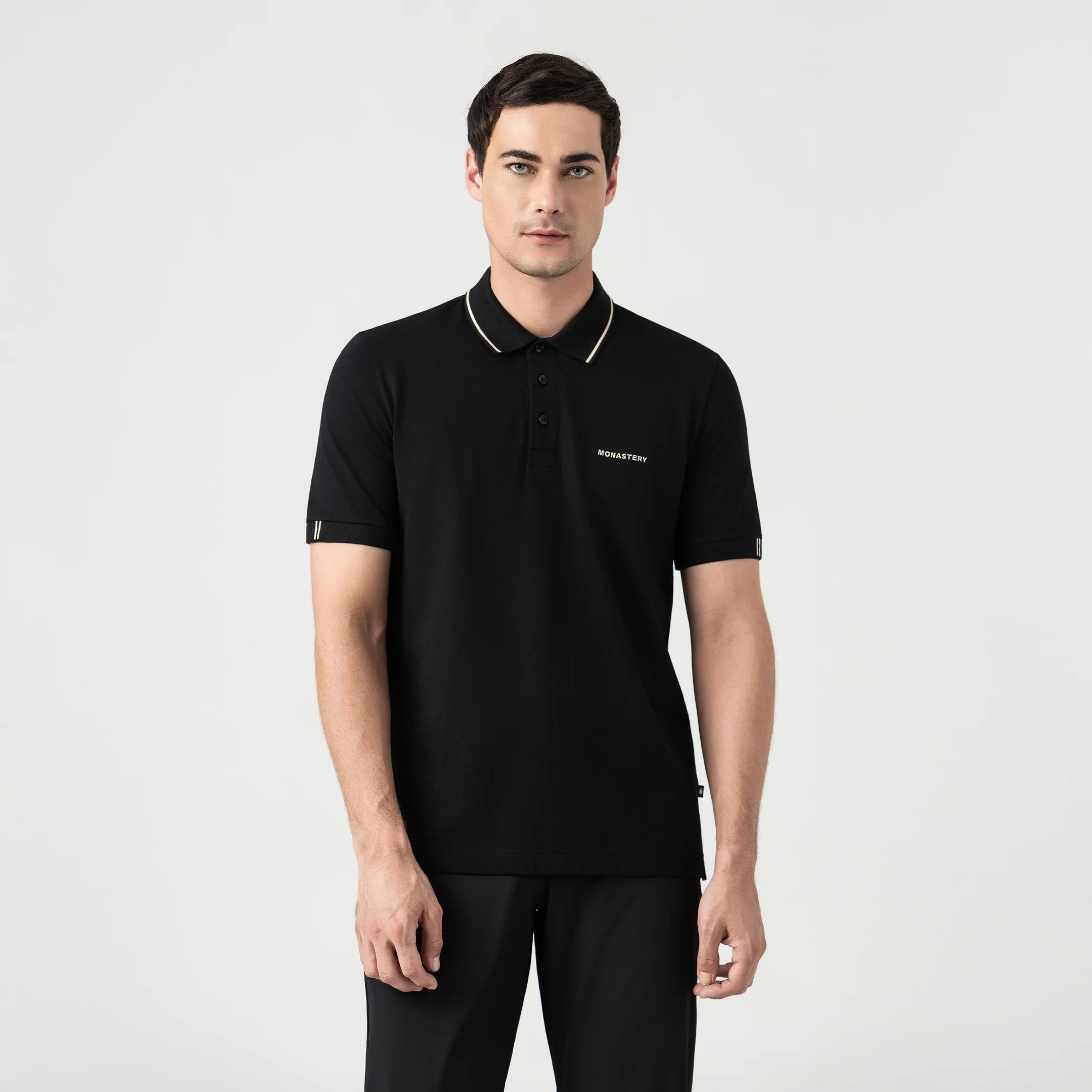 MONASTERY MARENGO POLO MEN BLACK