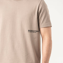 MONASTERY APPLEJACK T-SHIRT MEN TAUPE GRAY