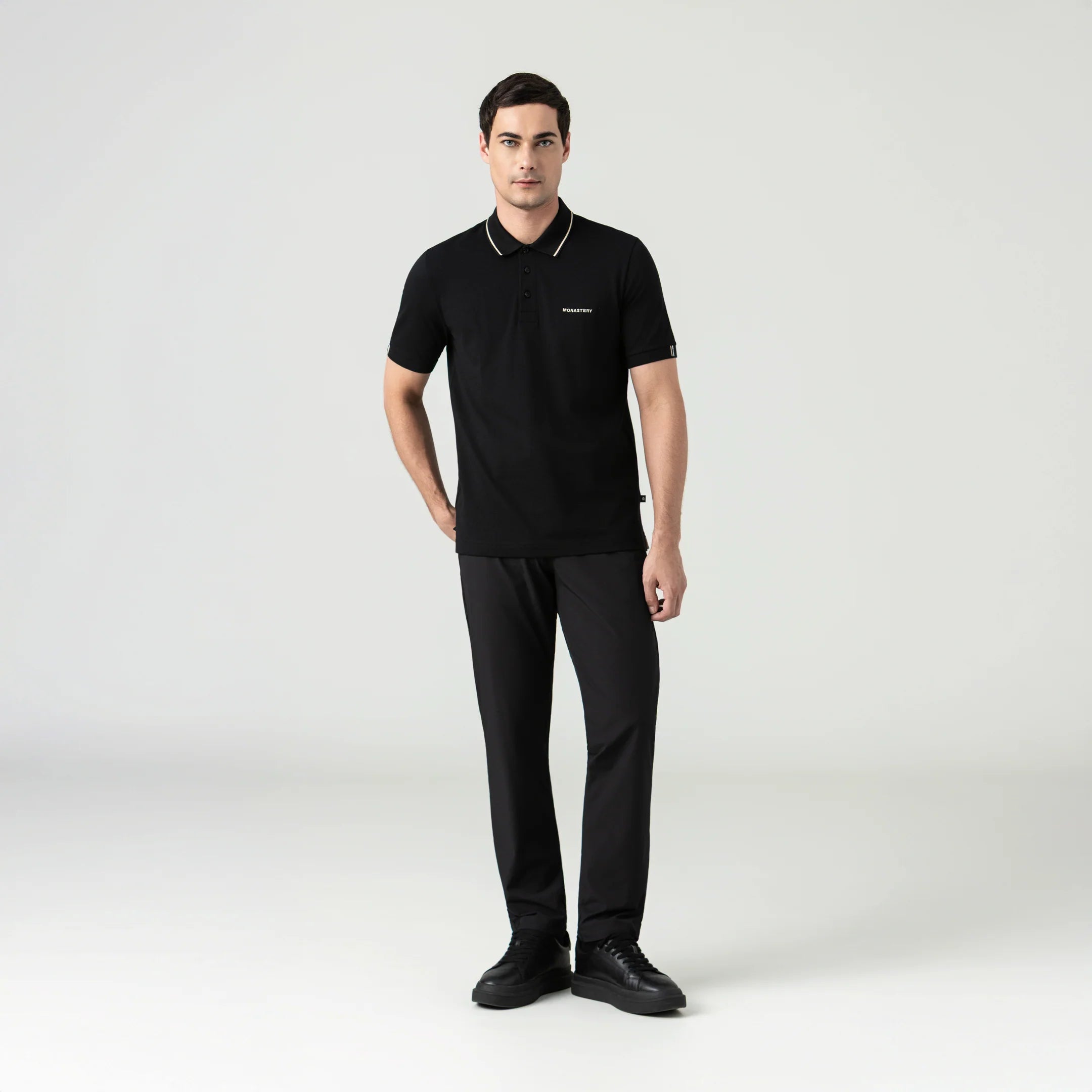 MONASTERY MARENGO POLO MEN BLACK