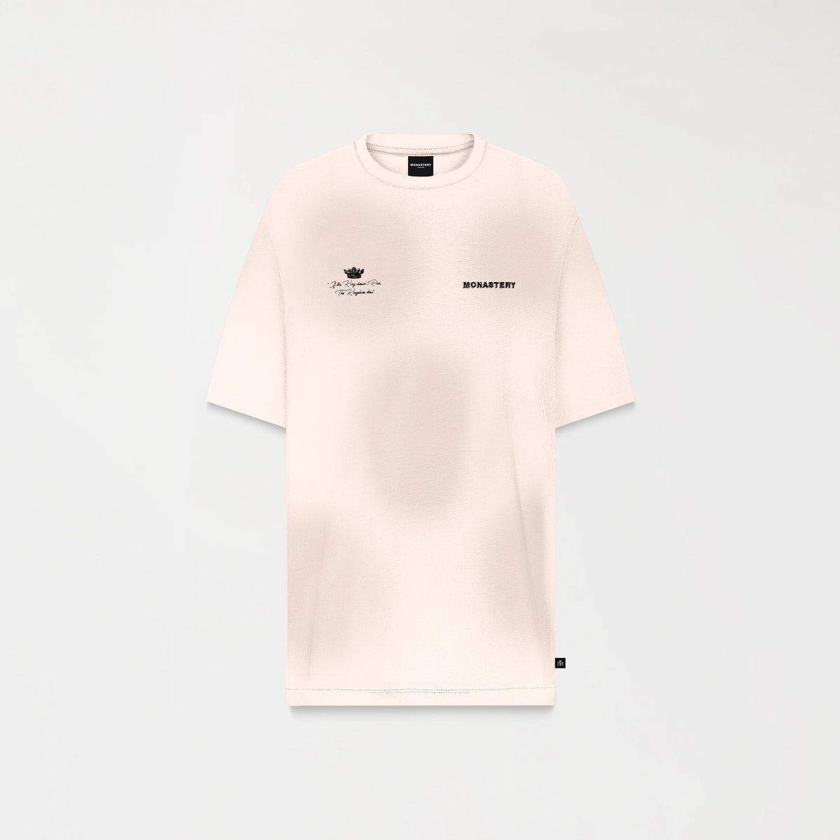 MONASTERY LOAN T-SHIRT OVERSIZED MEN WHITECAP GRAY