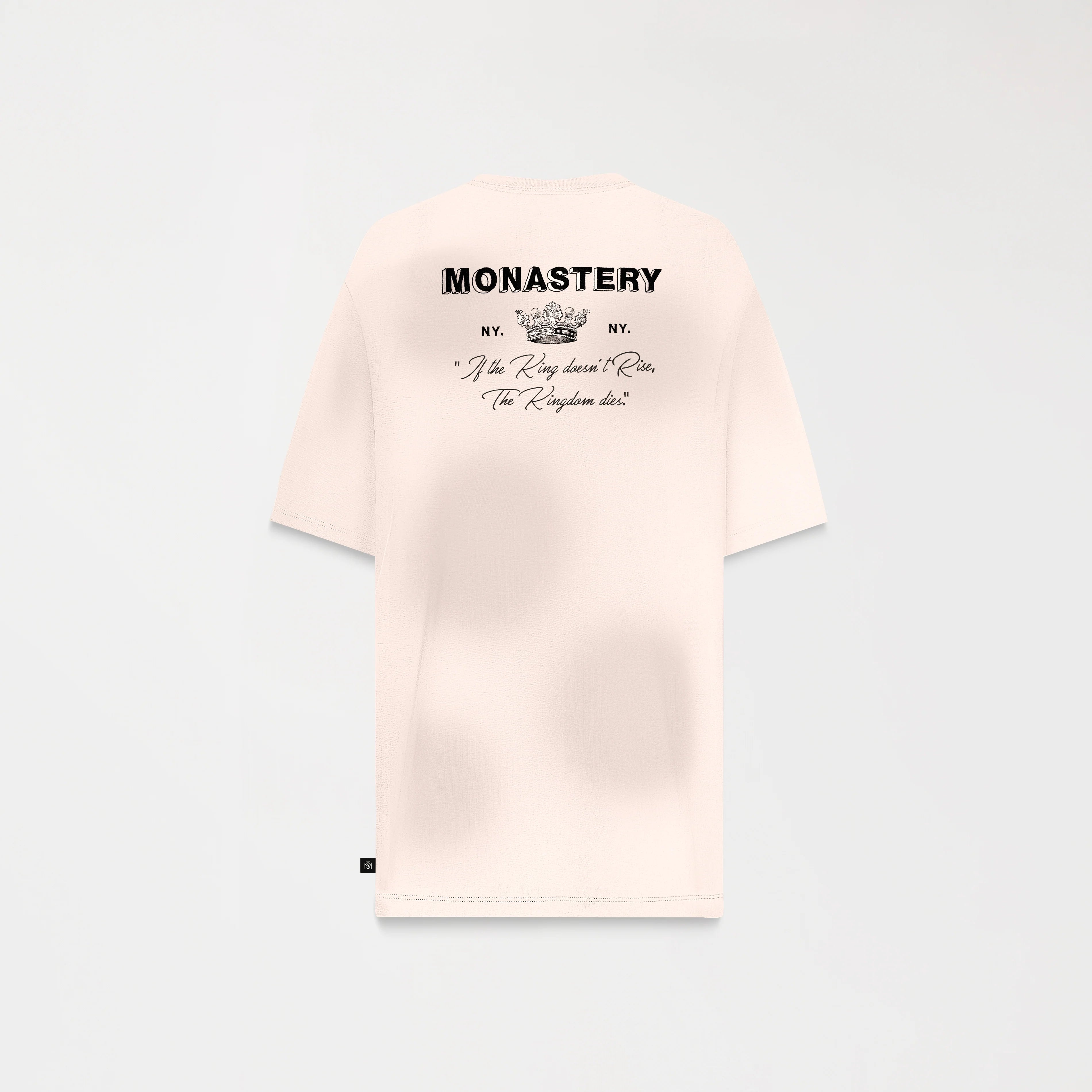 MONASTERY LOAN T-SHIRT OVERSIZED MEN WHITECAP GRAY