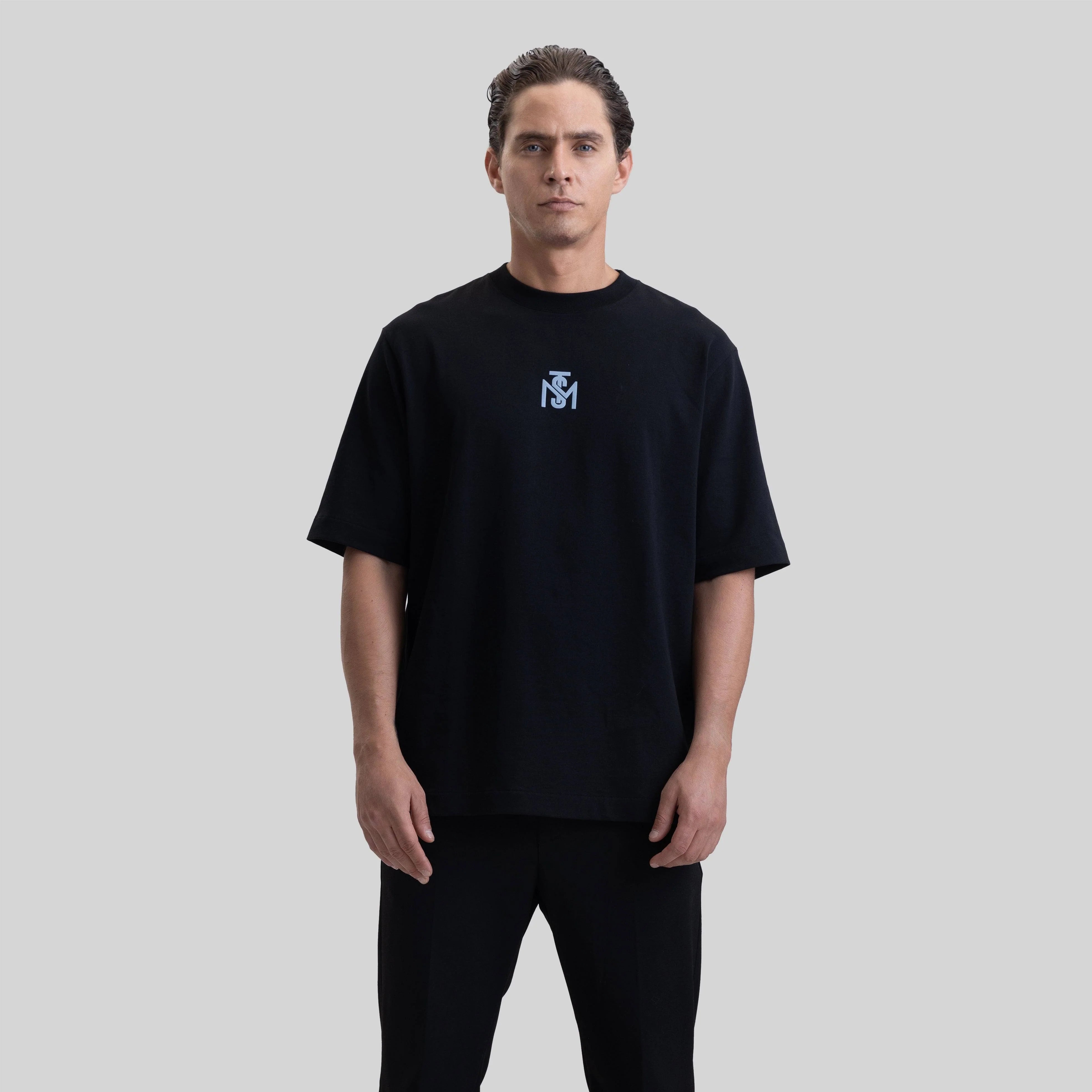 MONASTERY MARANELLO T-SHIRT OVERSIZE BLACK