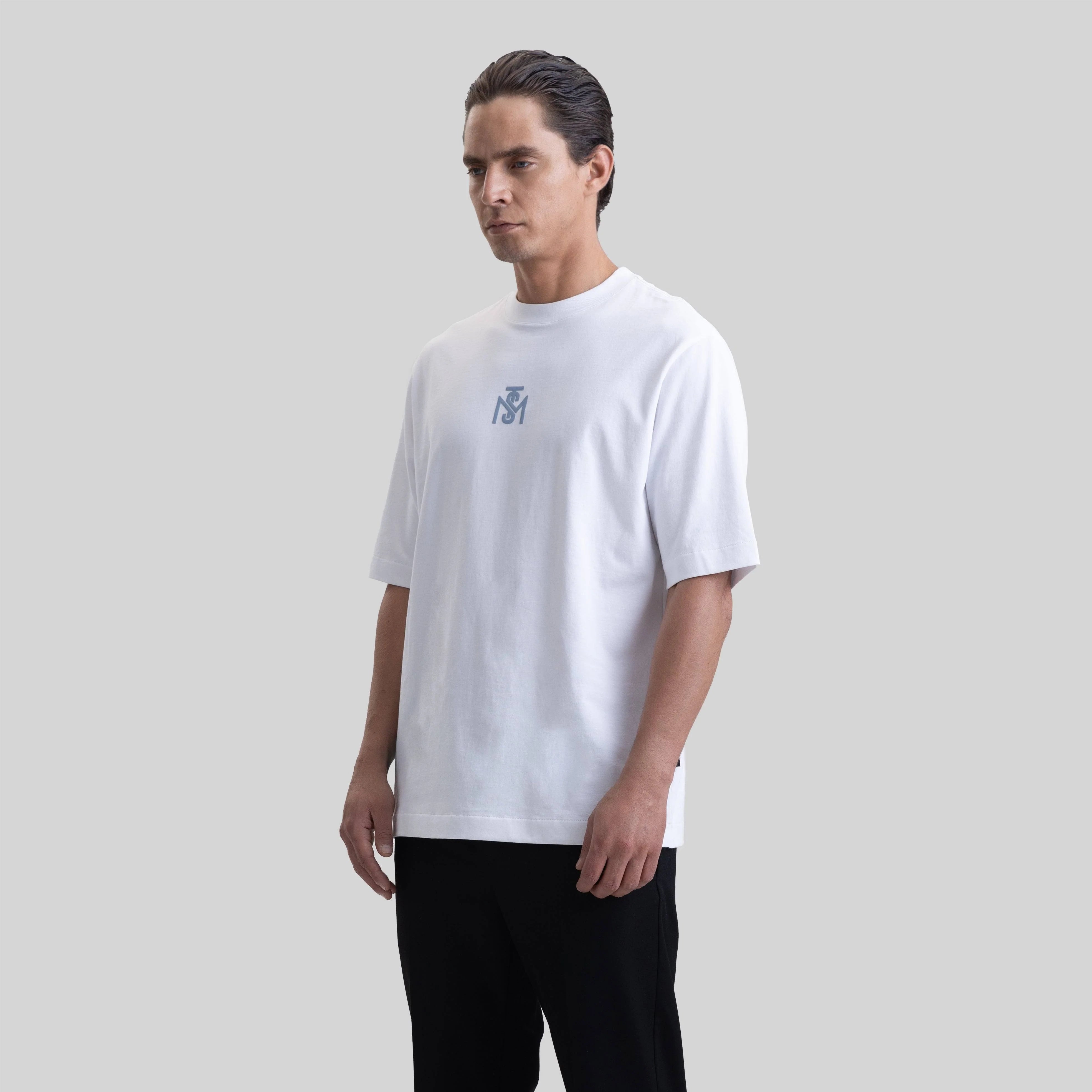 MONASTERY MARANELLO T-SHIRT OVERSIZE WHITE