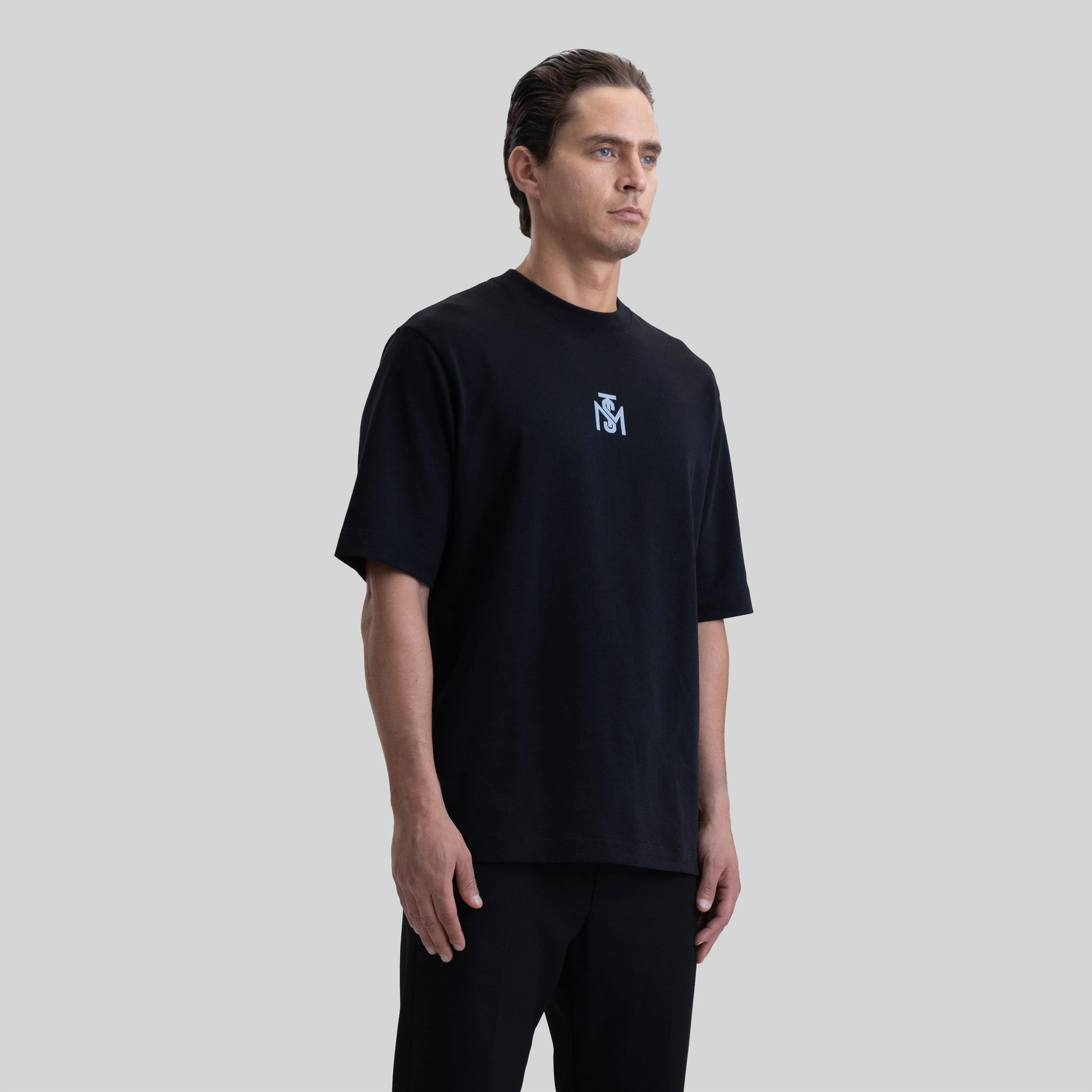 MONASTERY MARANELLO T-SHIRT OVERSIZE BLACK