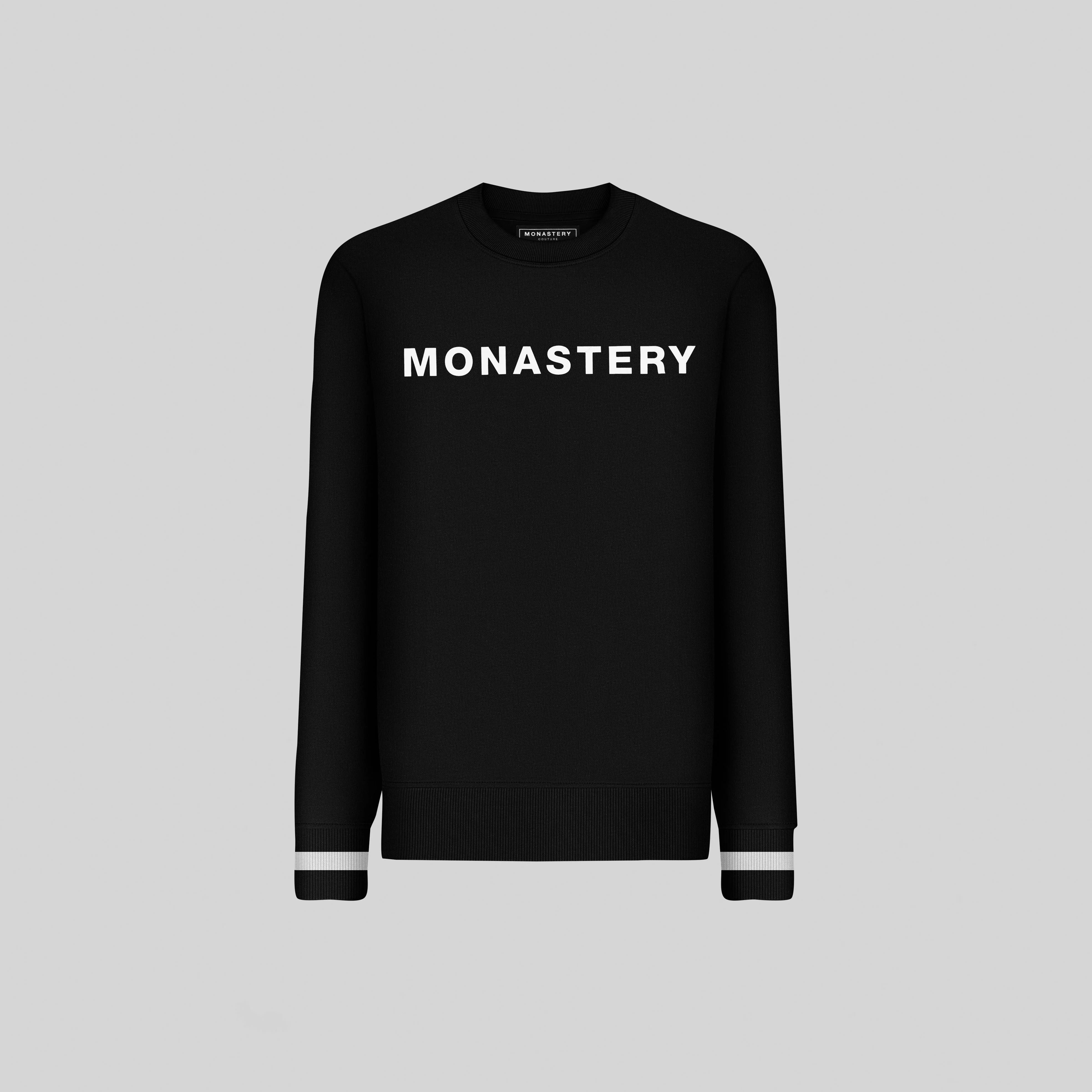 MONASTERY MILETO BLACK SWEATSHIRT  1500903142