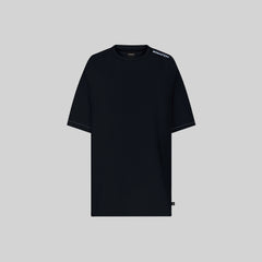 MONASTERY ROSSO T-SHIRT OVERSIZE BLACK