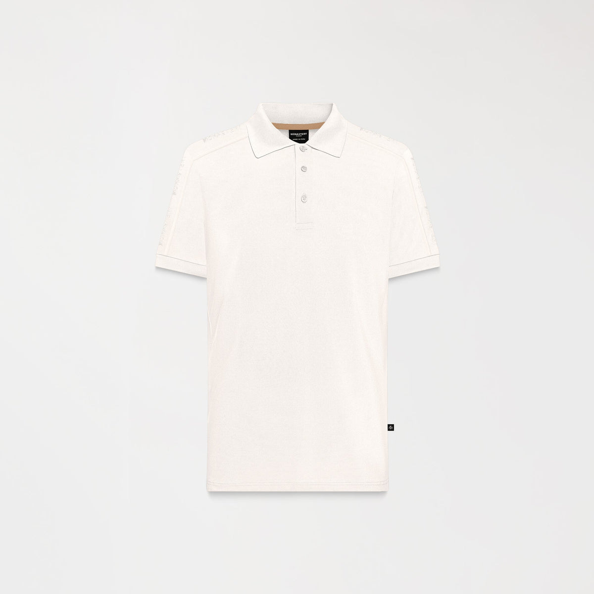 MONASTERY PROMETHEUS POLO MEN WHITE ASPARAGUS