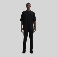 MONASTERY ROSSO T-SHIRT OVERSIZE BLACK