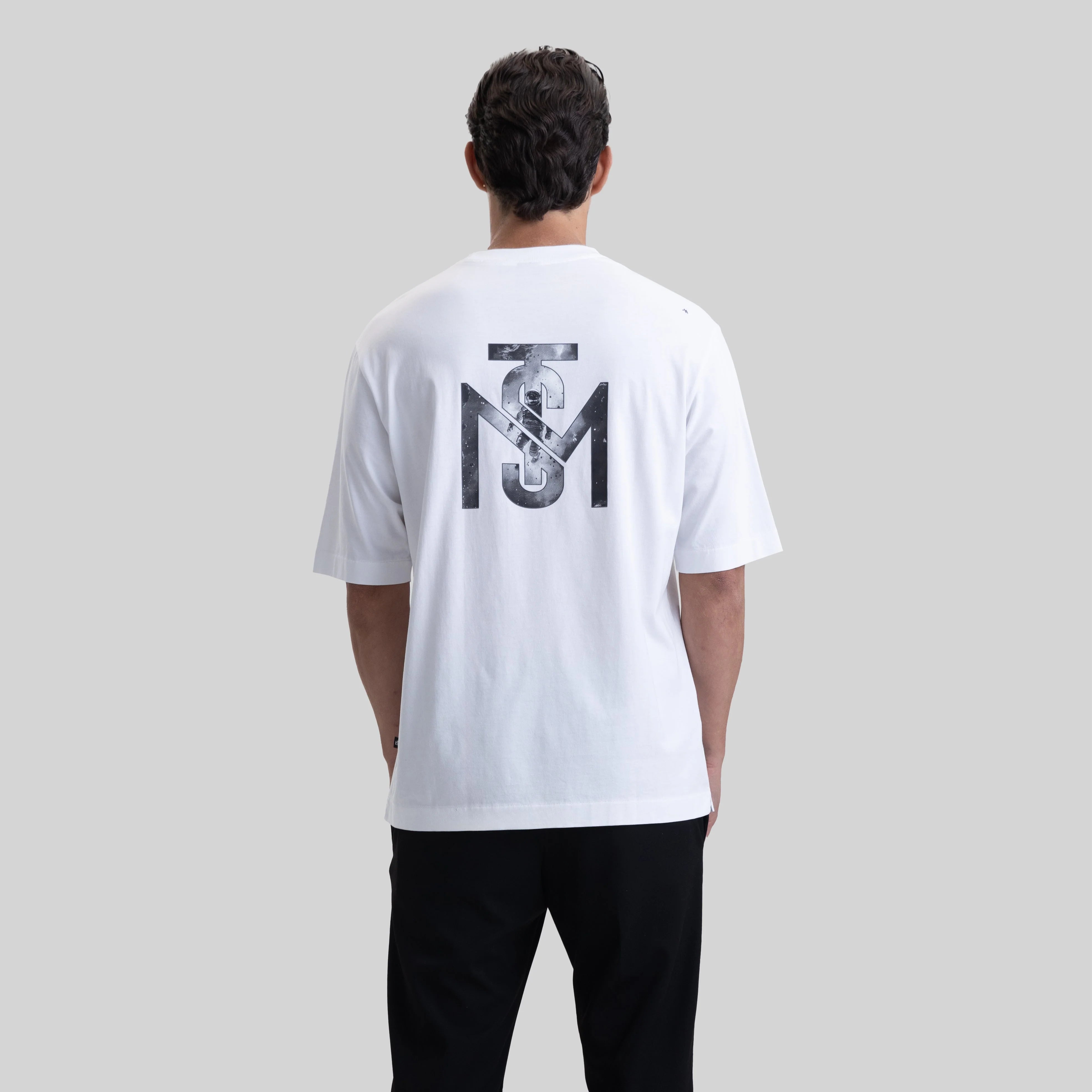 MONASTERY RUSTON T-SHIRT OVERSIZE WHITE