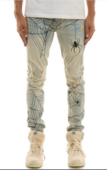 KDNK SPIDER JEANS M BLUE KND4752