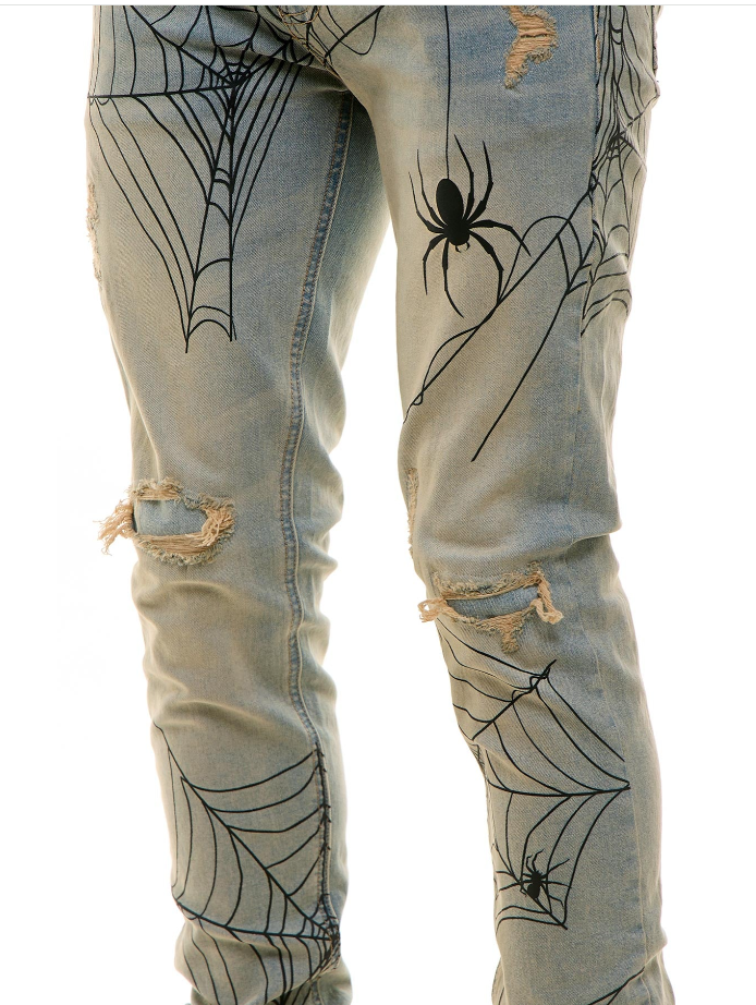 KDNK SPIDER JEANS M BLUE KND4752