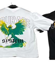 PLUS EIGHTEEN COURAGE # T-SHIRT, (18460)