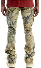 KDNK HUNTING CAMO CARGO PANTS KNB3230 CAMO GREY