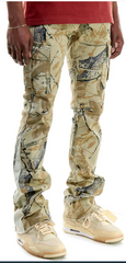 KDNK HUNTING CAMO CARGO PANTS KNB3230 CAMO GREY