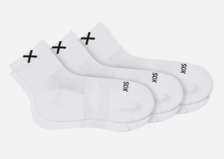 ODD SOX 3 Pack quarter  White Crew Sox