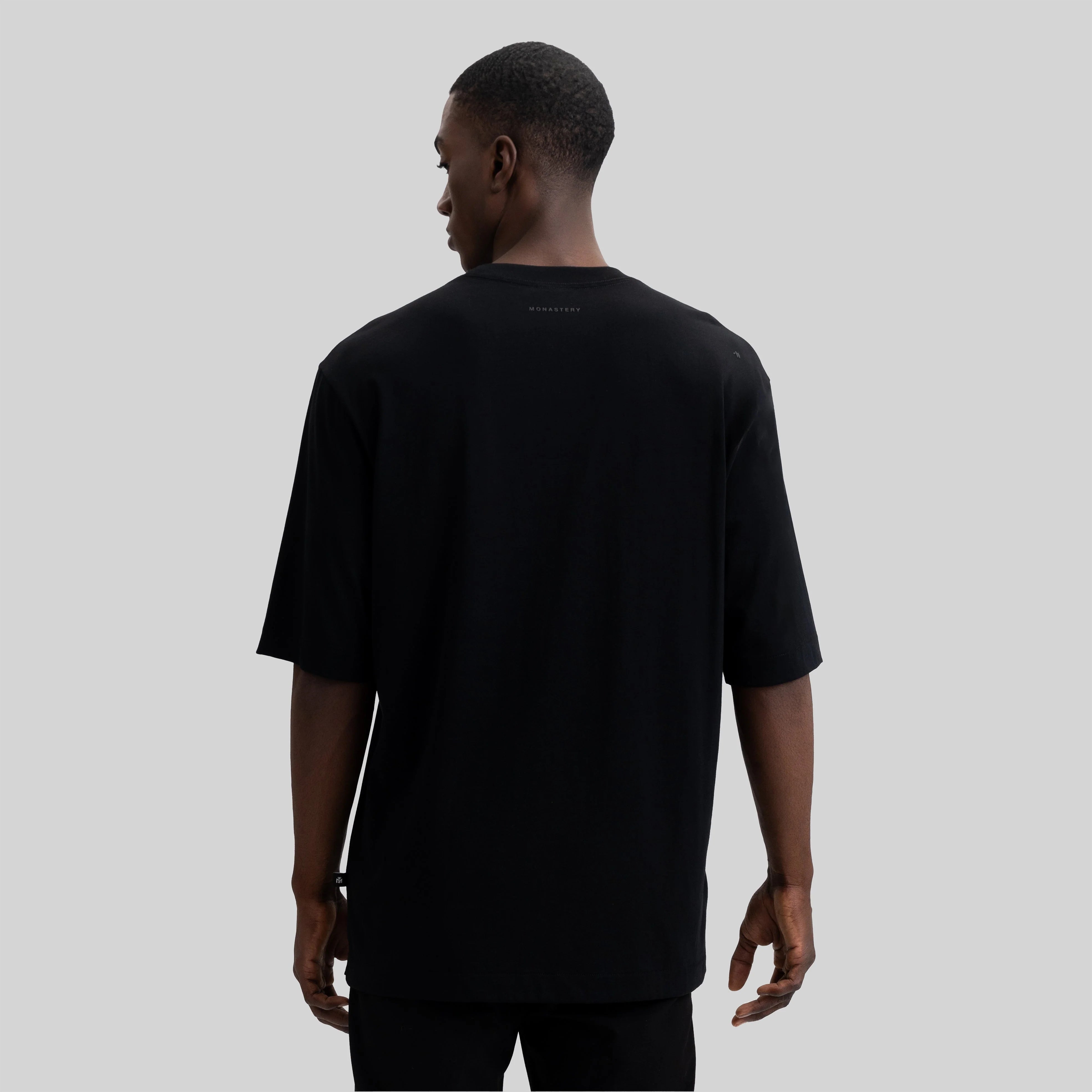 MONASTERY MANSELL T-SHIRT OVERSIZE BLACK