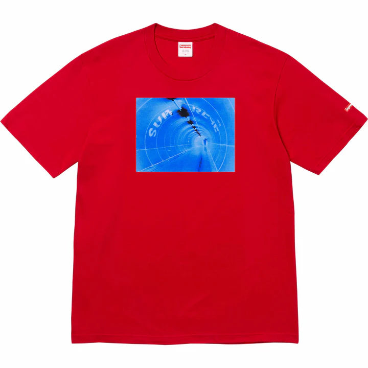 SUPREME TUNNEL TEE RED SS24T50