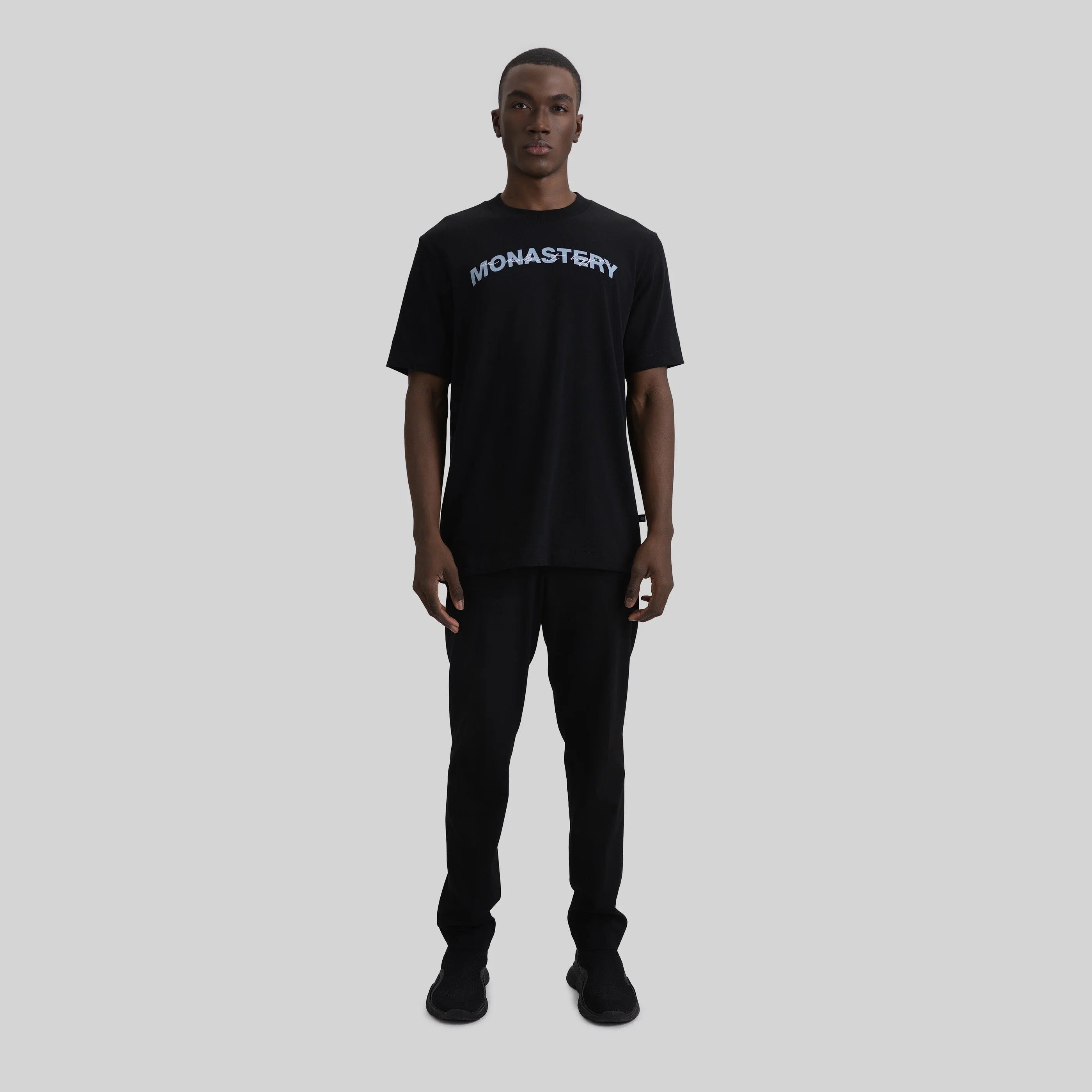 MONASTERY VANTAGE T-SHIRT BLACK