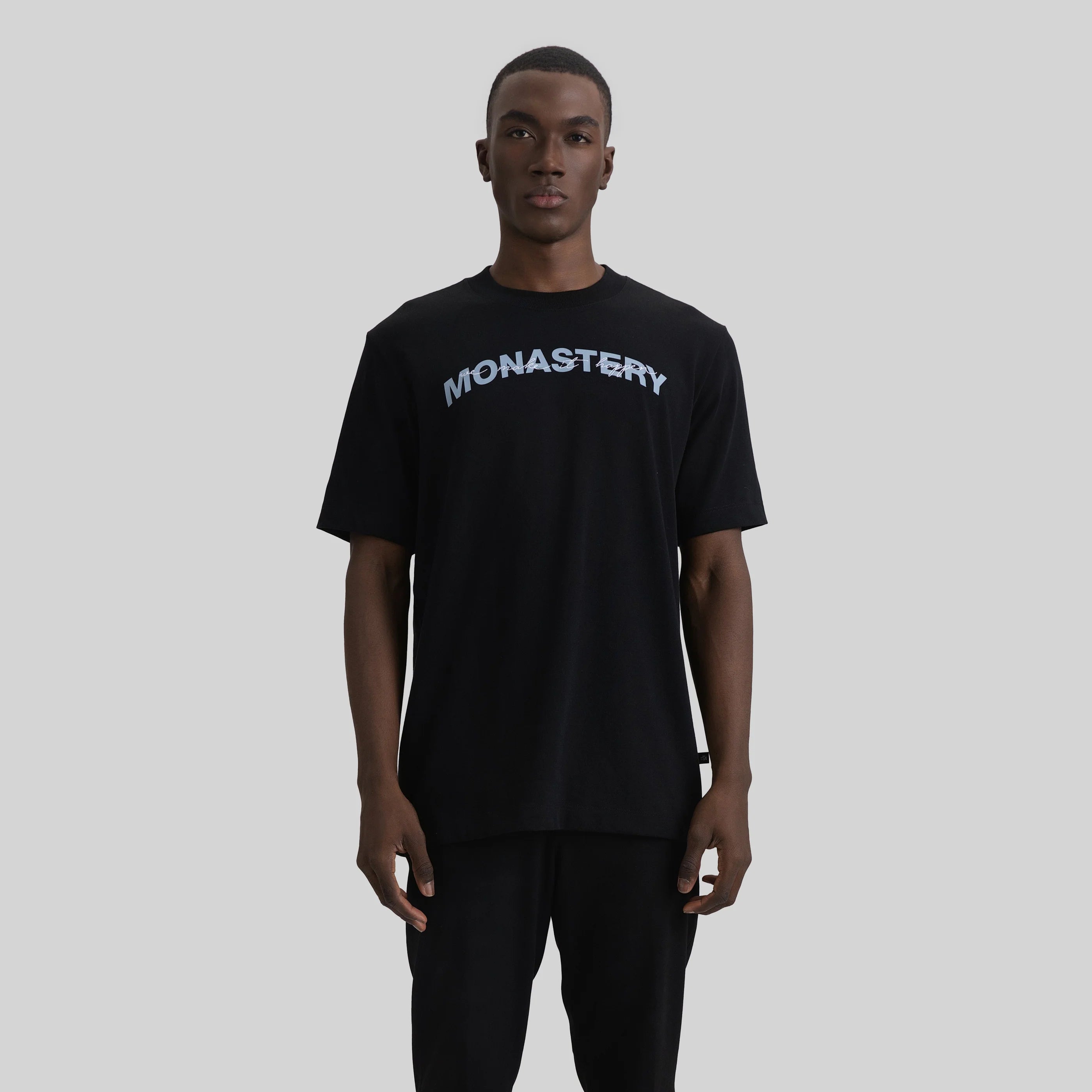 MONASTERY VANTAGE T-SHIRT BLACK