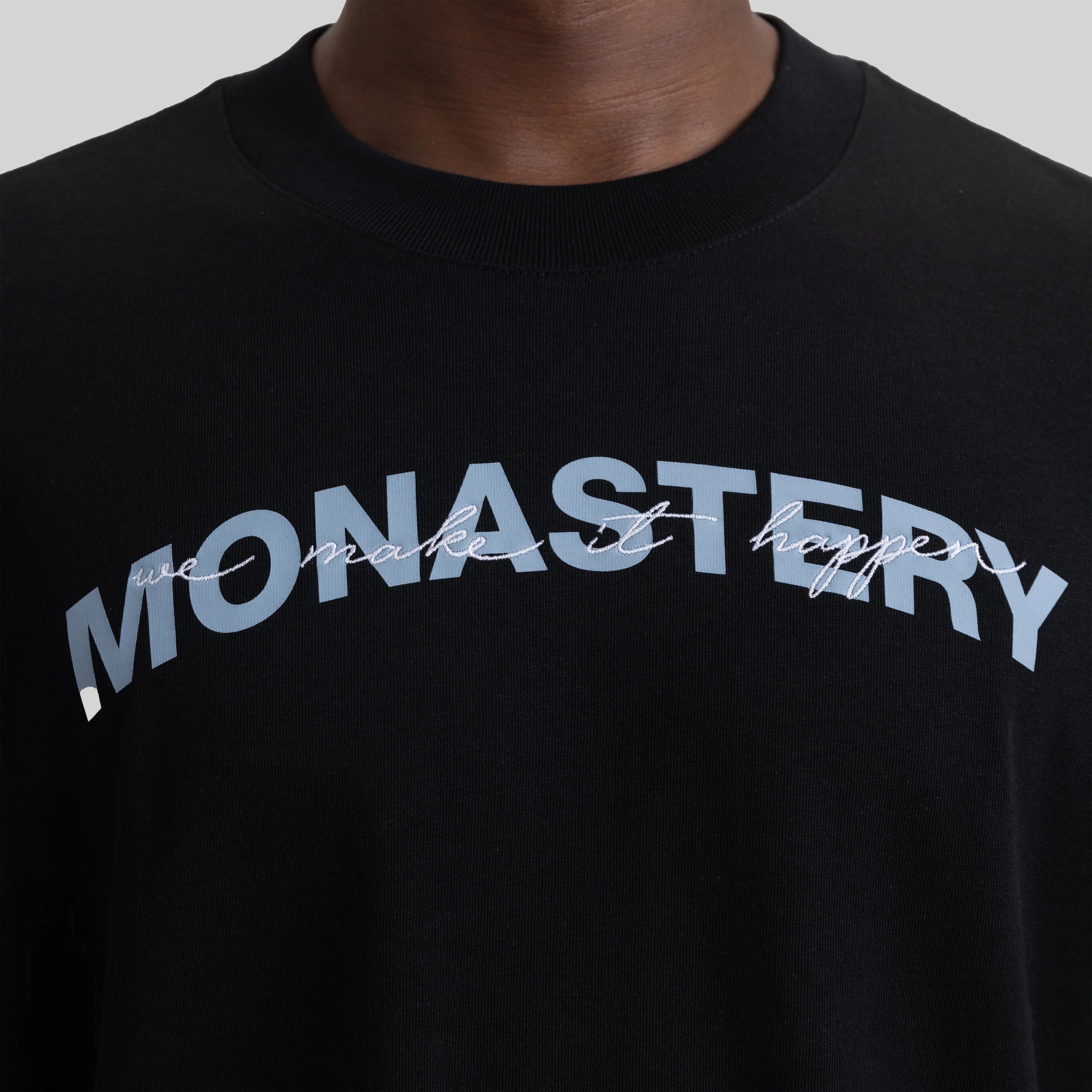 MONASTERY VANTAGE T-SHIRT BLACK