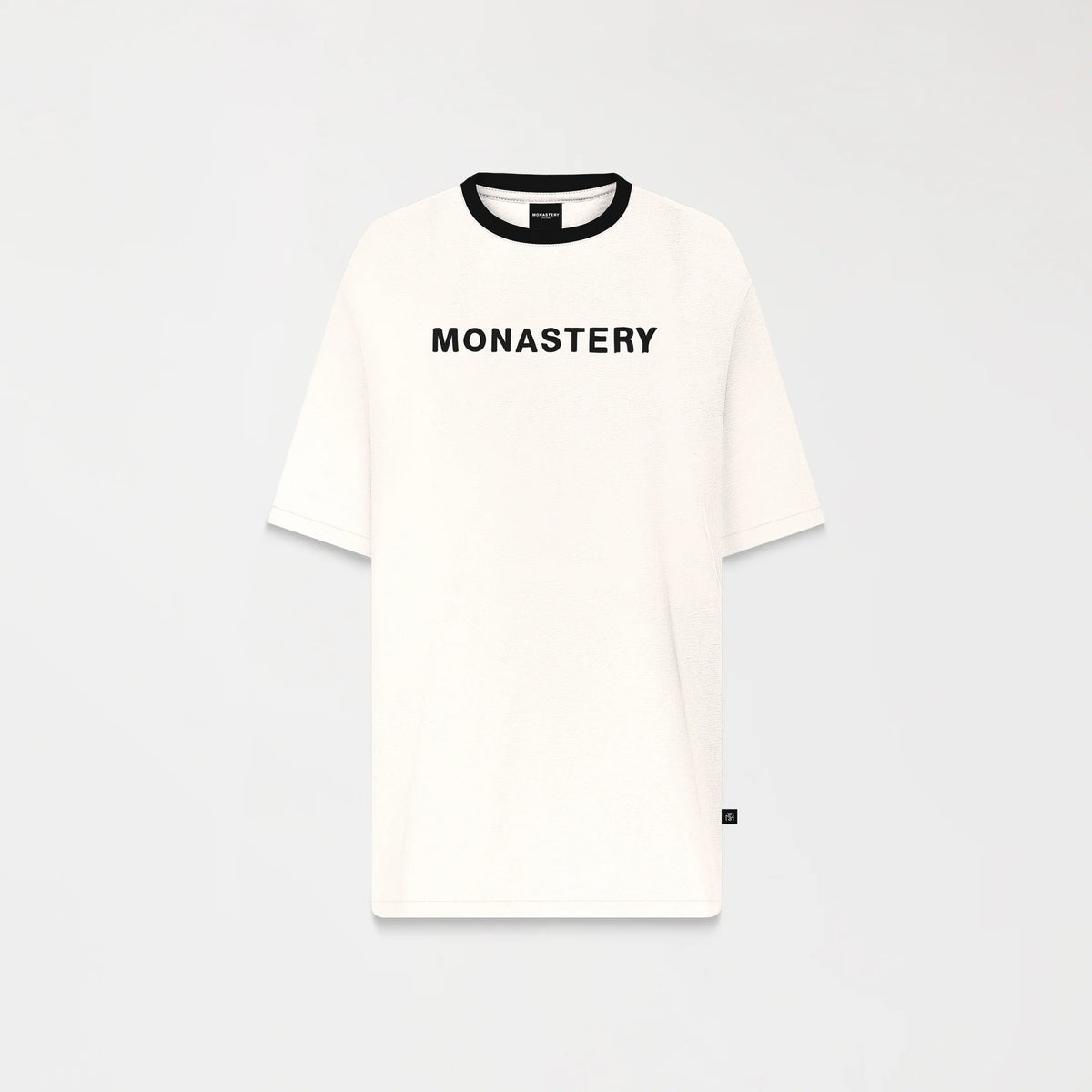 MONASTERY WARMBLOOD T-SHIRT OVERSIZED MEN WHITE ASPARAGUS