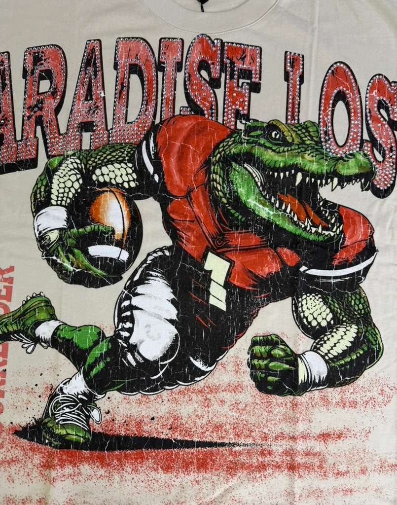 PARADISE LOST T-SHIRT  BOWL TEE (PL00771) CREAM