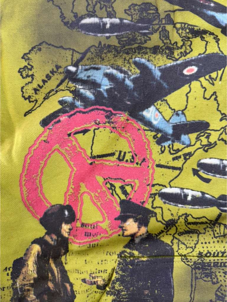 THE SYNDICATE hoodies "PEACE" ZIP UP-OLV W (SYNH_18)