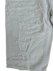BRIAN BROTHERS SHORTS WITH SHREDS 50 WHITE