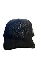 REYESF HAT SIEMPRE CON DIOS BLACK/ LIGHT BLUE V22