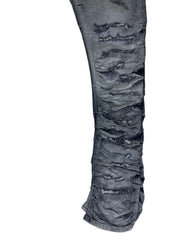 see you in paradaise PLEATS AND CRYSTALS CEMENT WASH JTFP2323 pants