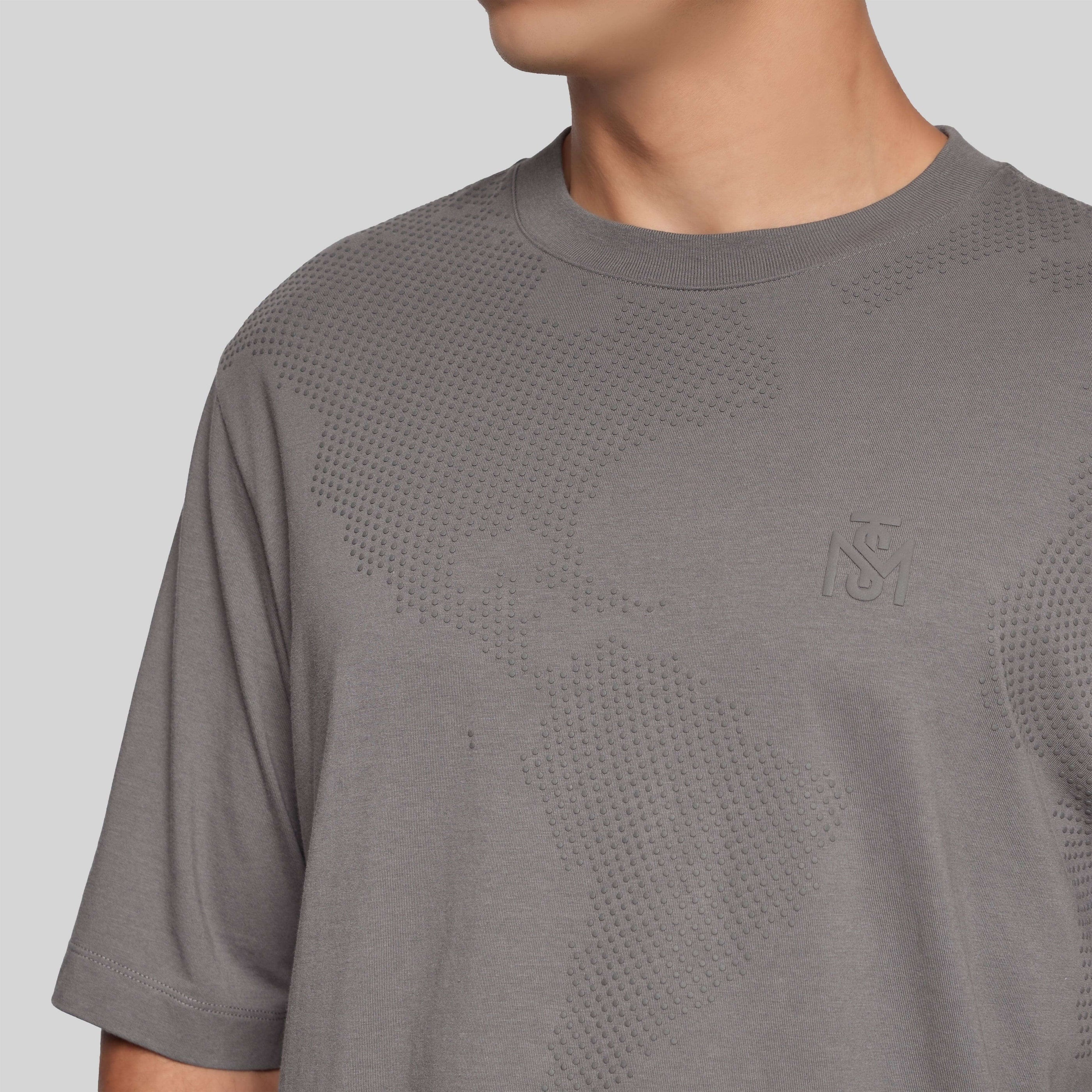 MONASTERY BALZAN GREY T-SHIRT OVERSIZE