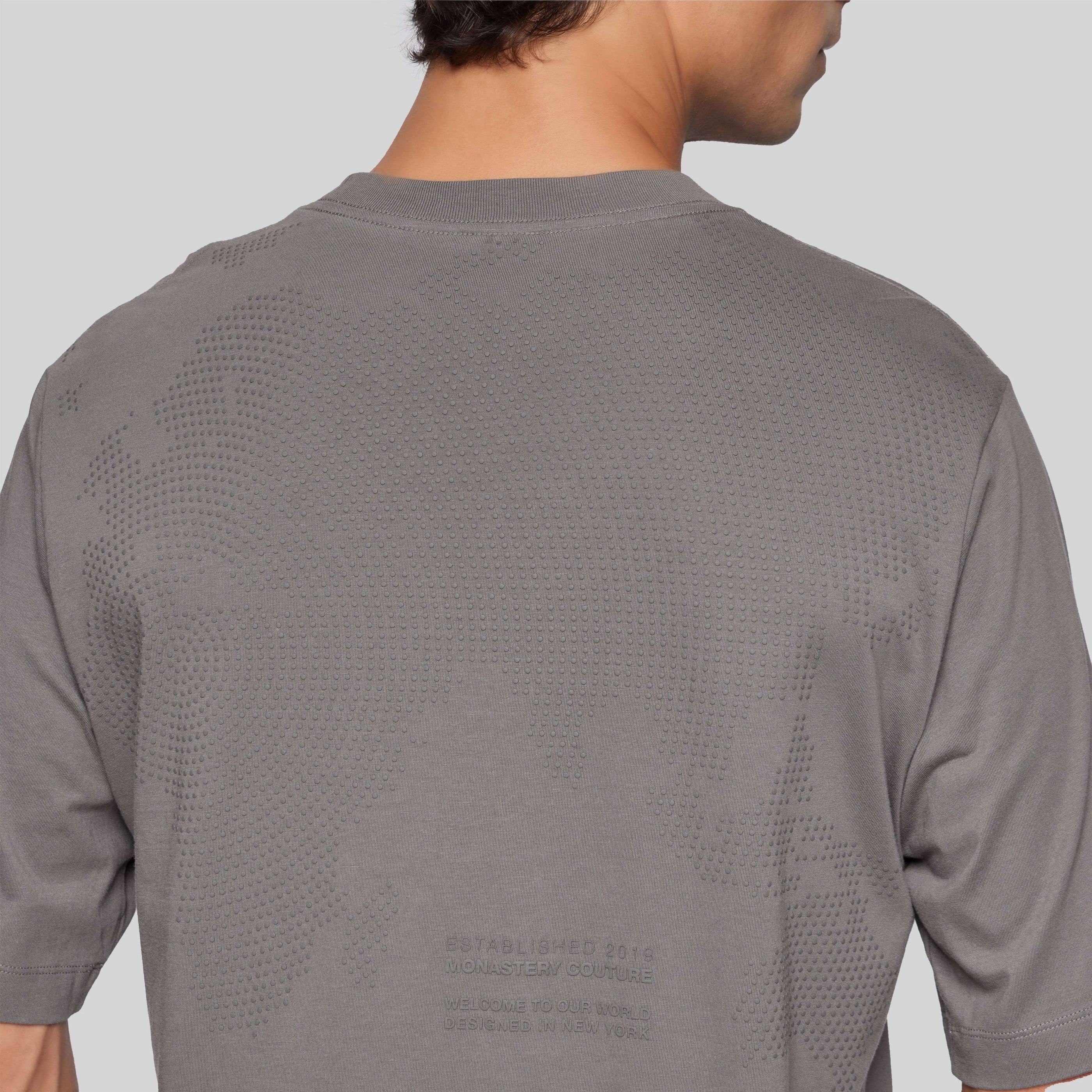 MONASTERY BALZAN GREY T-SHIRT OVERSIZE